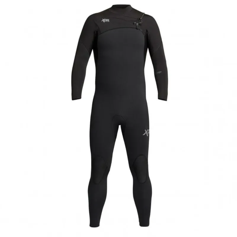 Xcel Men's Comp 4/3mm Chest Zip Wetsuit Black